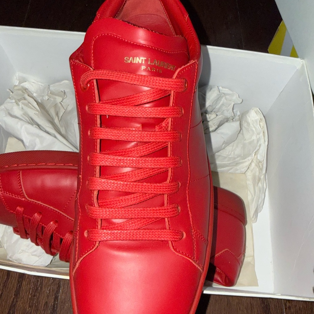 Saint Laurent Andy Low-Top Sneakers - Picture 4 of 7